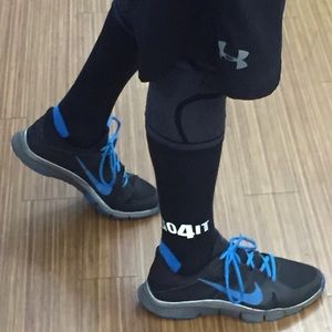 Reflective Crew performance Sport Socks.  1daysale
